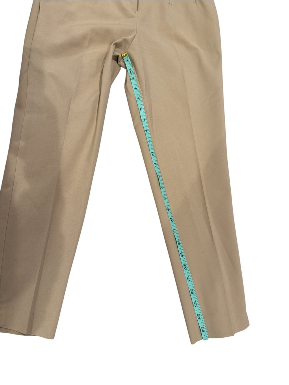 New York & Company High-Waisted Tailored Trousers in Tan - Picture 3 of 11
